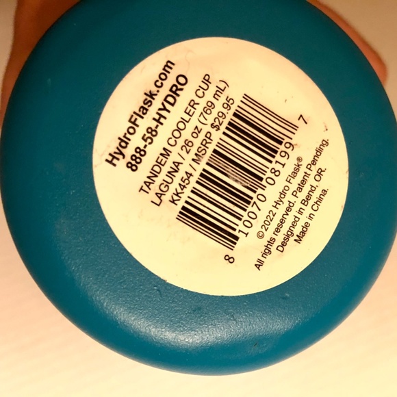 NWT HYDRO FLASK 26 oz Tandem Cooler Cup LAGUNA - Picture 14 of 14